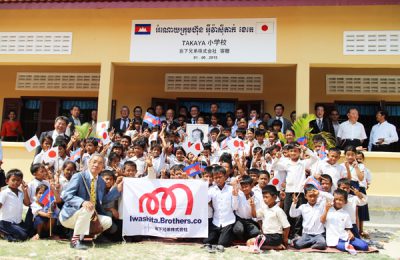 カンボジアに２校目の小学校校舎を寄贈しました