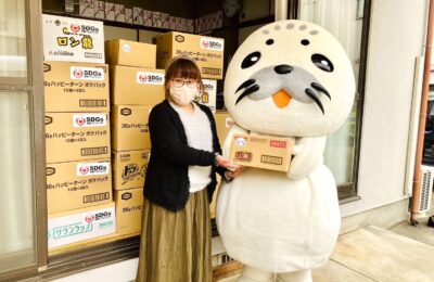 子ども食堂へ食品物資を寄贈